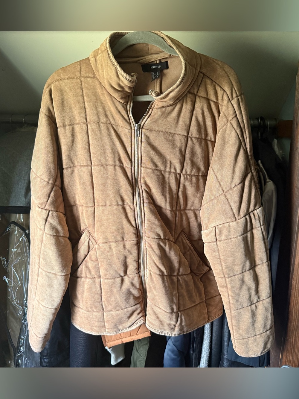 Forever 21 Quilted Jacket Free People Dupe